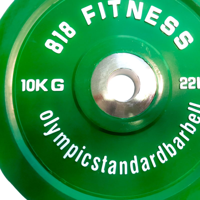 Par de Discos olímpicos Bumper 10KG - Imagen 2