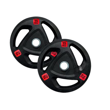MUNDO PESAS Par de Discos olímpicos 15KG C/U